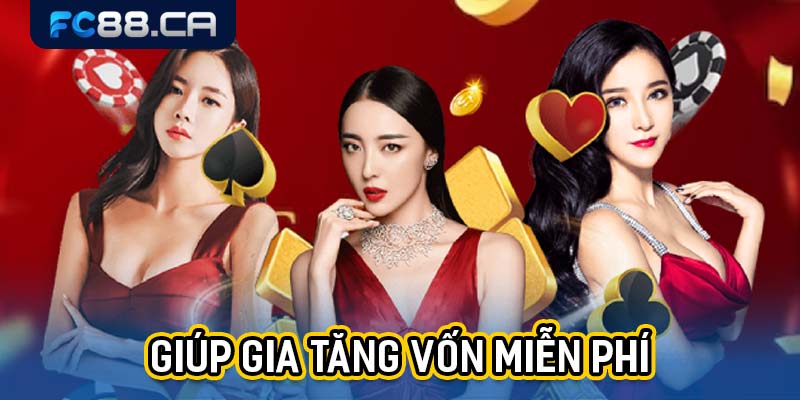 Khuyến mãi tại FC88 giúp gia tăng vốn miễn phí
